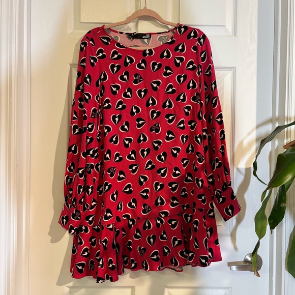 LOVE MOSCHINO Graphic Heart Dress size 4 - Picture 7 of 12